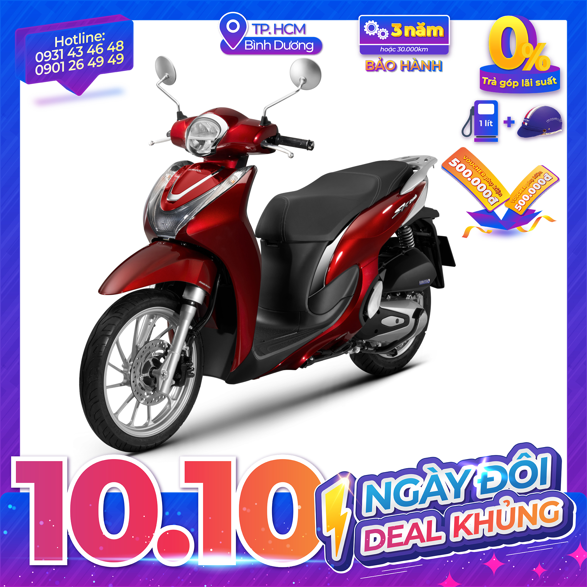 Xe Máy Honda SH Mode 2023 - Tiêu chuẩn phanh CBS