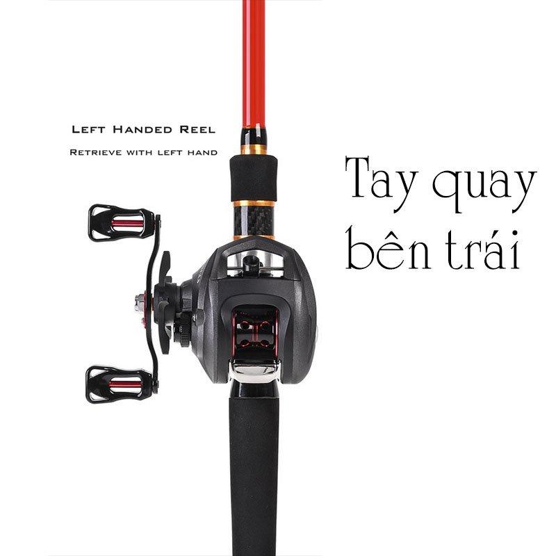 Máy câu lure máy ngang câu cá Capaci tải cá 8kg mã MY3 tay trái và tay phải