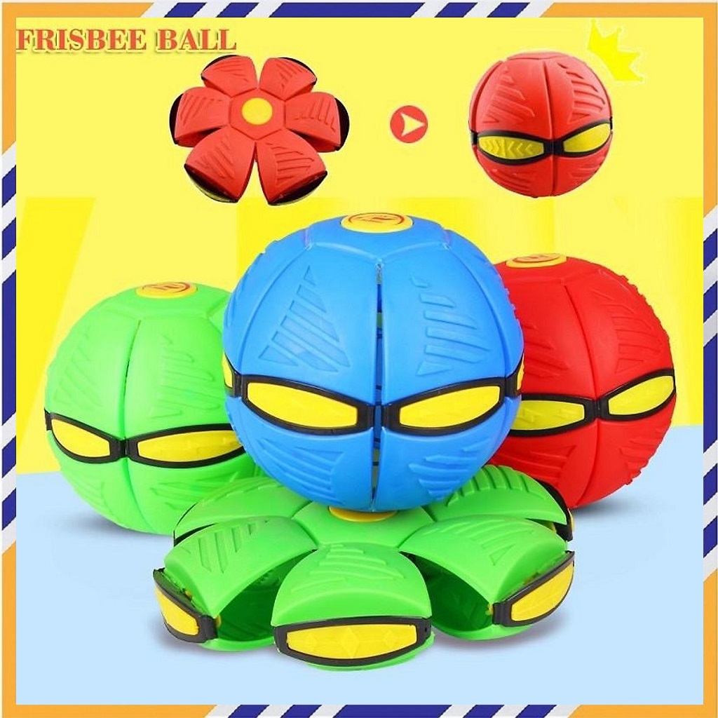 Đồ Chơi Trẻ Em, Bóng Ma Thuật Có Đèn Led, Đĩa Bay UFO, Đồ Chơi Đá Bóng Vui Nhộn Cho Bé