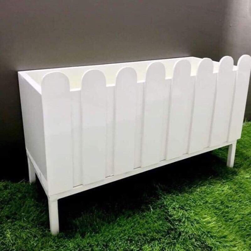 Chậu trồng cây hàng rào composite cao cấp