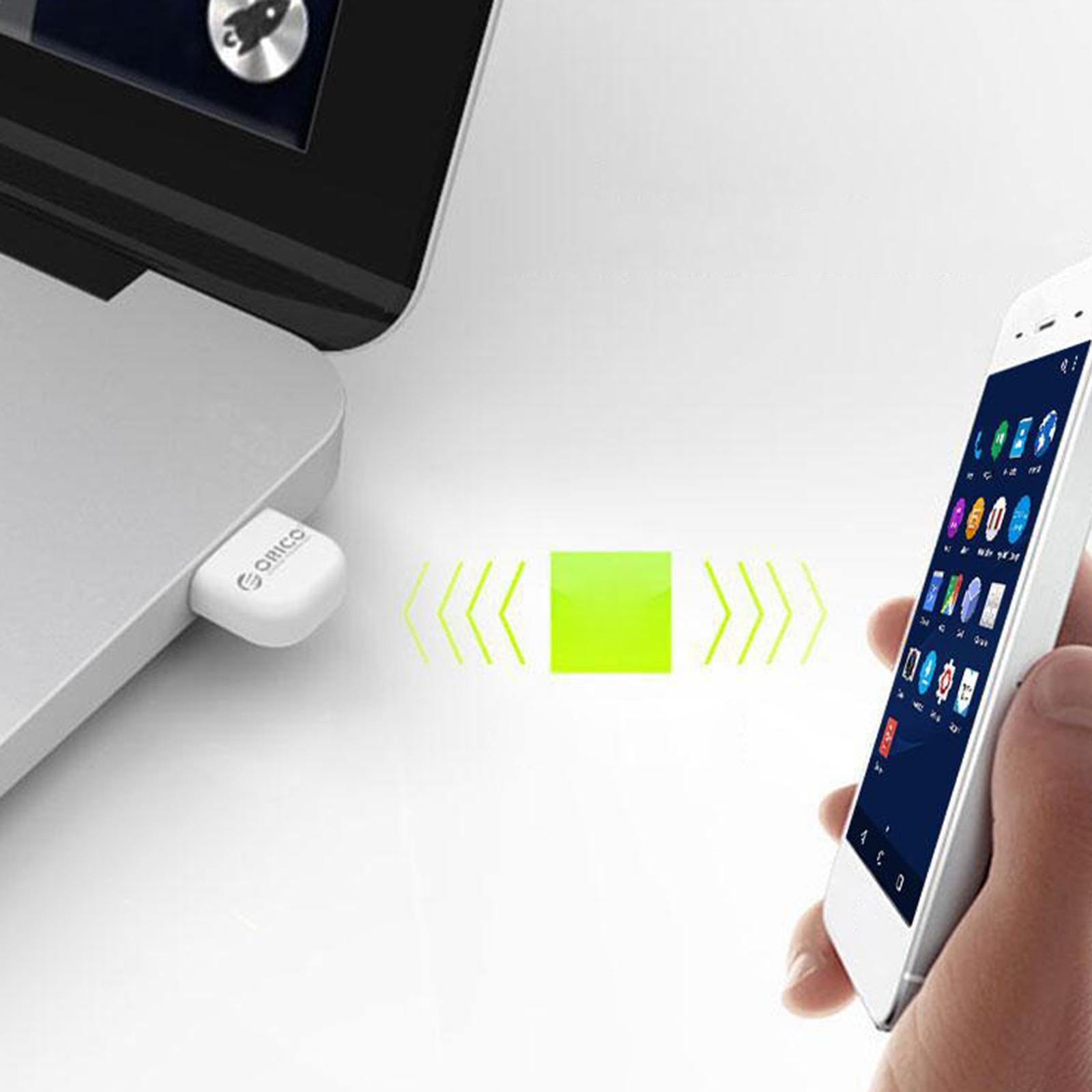USB Bluetooth 4.0 Adapter, Mini Wireless Dongle Support PC Laptop for Windows 10/8/7 System for Bluetooth Headphones Keyboard Mouse, Speakers