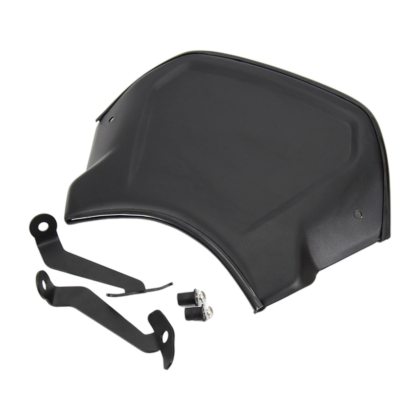 Motorcycles Windshield for  Modified Accessory Easy to Install black