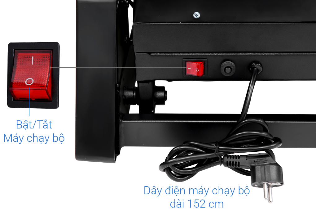 Máy chạy bộ Airbike Sport thảm rộng 420mm - Hàng chính hãng - MK277