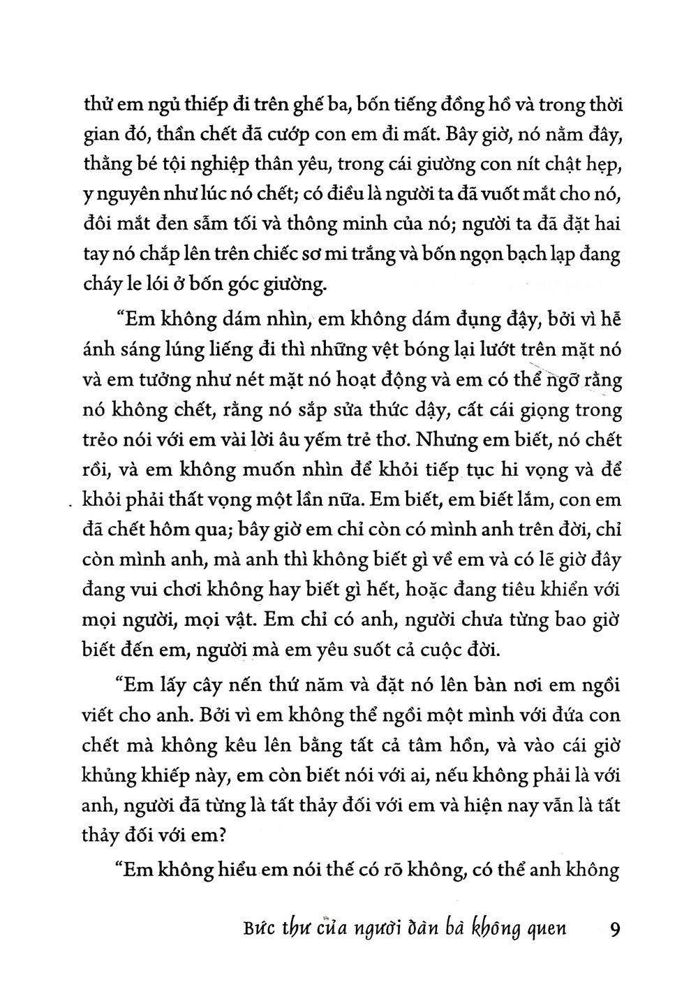 Bức Thư Của Người Đàn Bà Không Quen