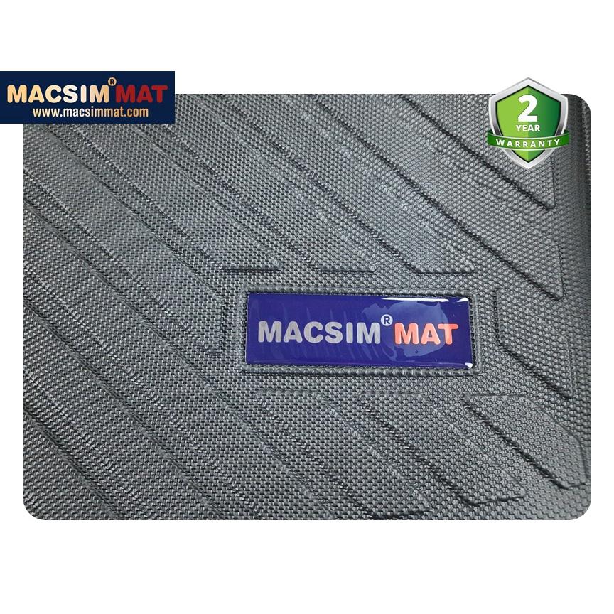 Thảm lót cốp xe ô tô Porsche Cayenne 2018-đến nay nhãn hiệu Macsim chất liệu TPV cao cấp màu đen