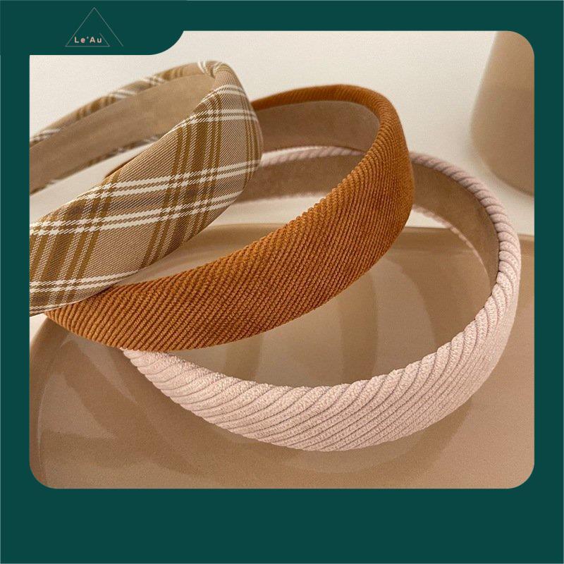 Bờm tóc Băng Đô Mùa Thu Vân Sọc Hàn Quốc_LeAu BT47