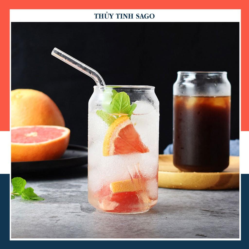 Ly thủy tinh Cao cấp Glass Can 370ml chuyên cho quán cafe