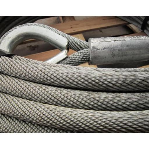 Cáp chống xoắn phi 8 dài 30m. cáp cẩu trục. cáp tự hành.