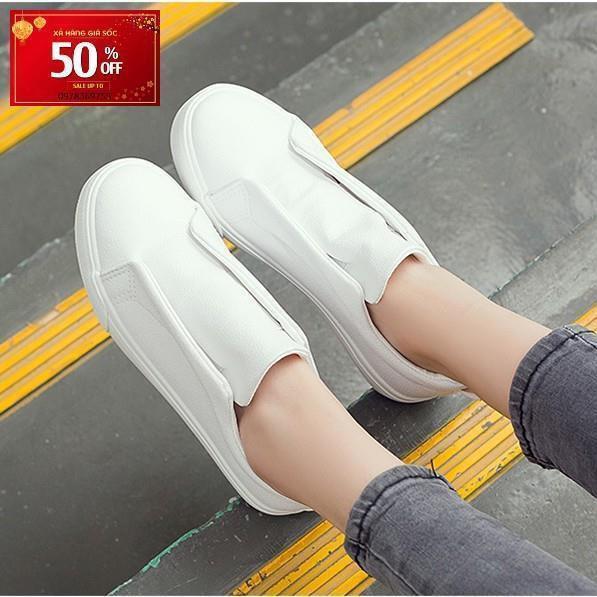 Giày Slip-On Nữ Da PU Mềm Nhẹ 3Fashion Shop - 3072