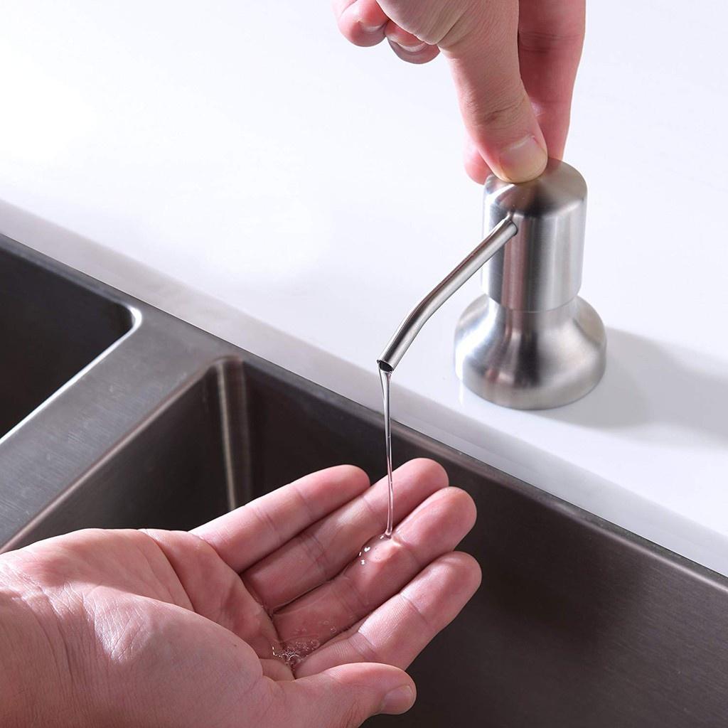 Bộ vòi bình xịt nước rửa chén vòi Inox 304 gắn chậu rửa chén 500ml