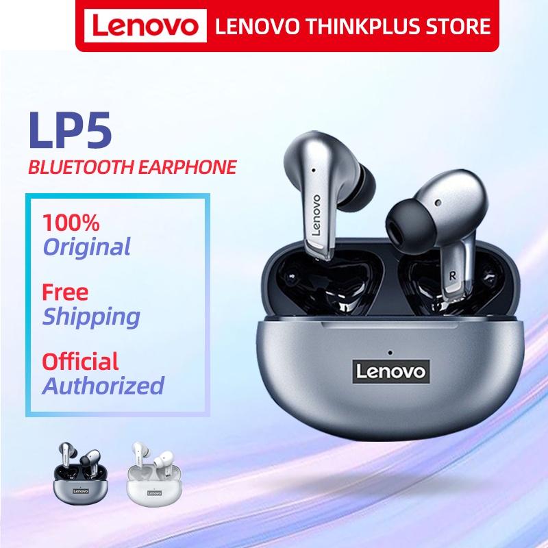 Tai nghe không dây Lenovo lp5 bluetooth 5.0 độ trễ thấp tích hợp micro chơi game/ tập thể thao ipx5-Hàng chính hãng