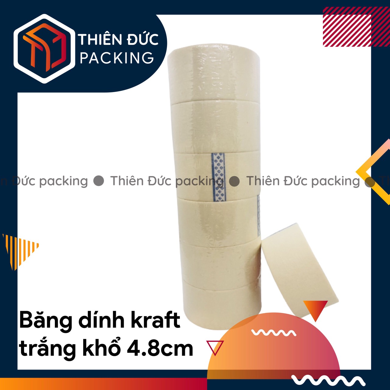 COMBO Cây Băng Dính Giấy Kraft Màu Nâu/Trắng Chặn Màu Nước, Acrylic, Sơn Dầu, Cố Định Giấy (HÀNG ĐỦ MÉT, SIÊU DÍNH)