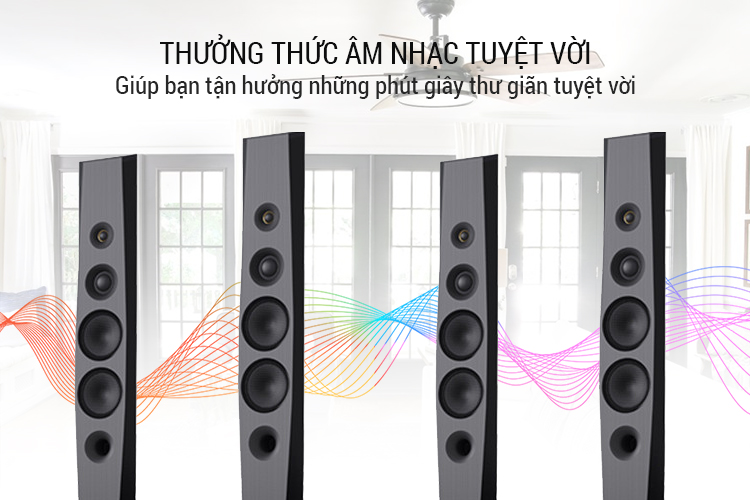Dàn Âm Thanh Sony 5.1 Bluray BDV-N9200W - Đen - Hàng Chính Hãng