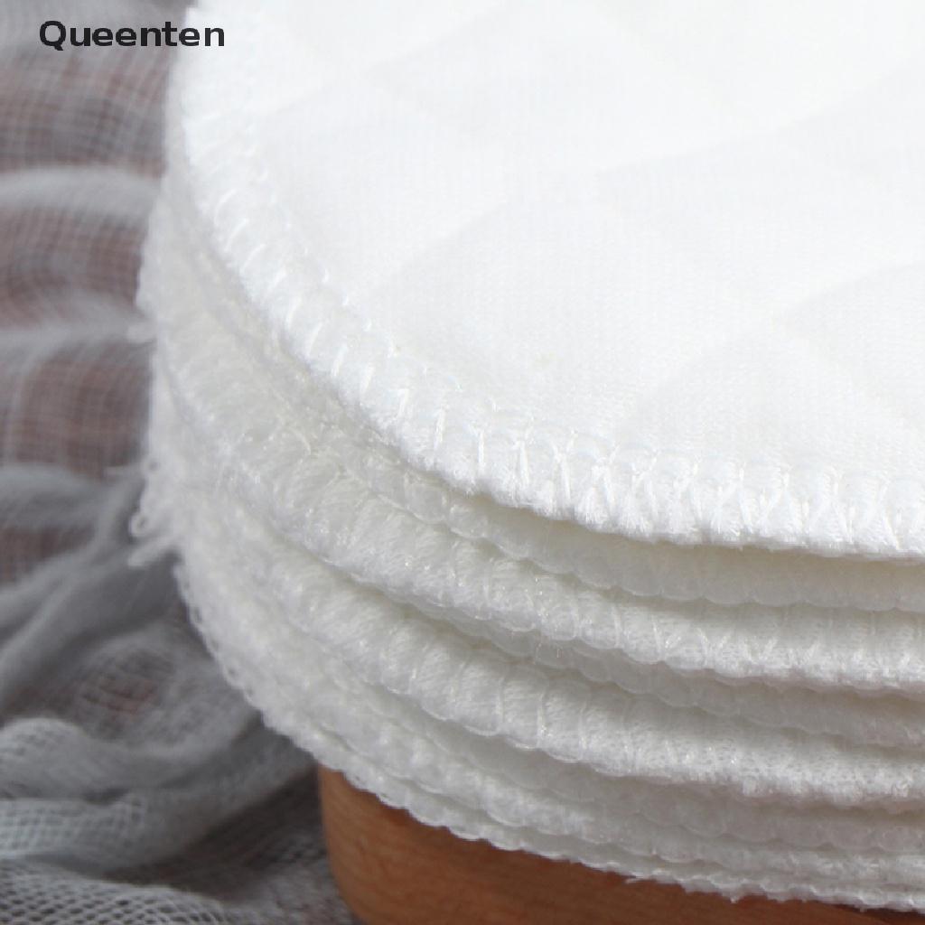 Queenten 20Pcs Reusable Cotton Pads Washable Makeup Remover Pad Soft Face Skin Cleaner QT