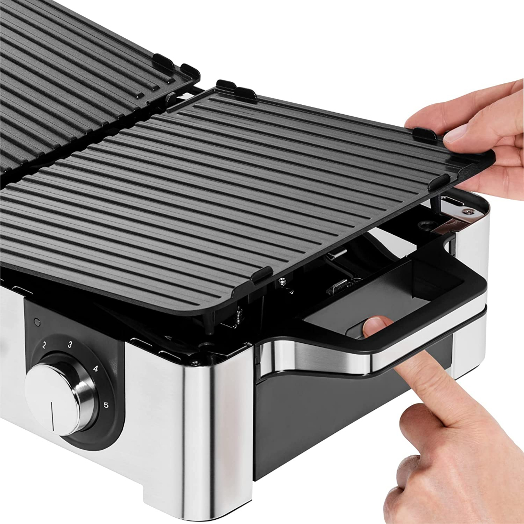 Bếp Nướng Điện WMF Lono Master-Grill, Máy Nướng BBQ, Bếp Nướng Đa Năng, Bếp Nướng Picnic, Công Suất 2400W, Khay Chống Dính, Chất Liệu Thép Không Gỉ, Nhập Đức, BH 12 Tháng