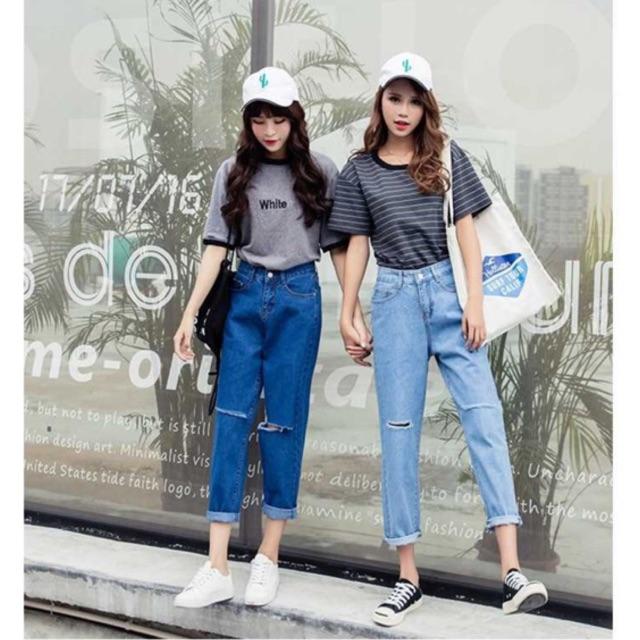 Quần Baggy rách gối CÓ BIG SIZE