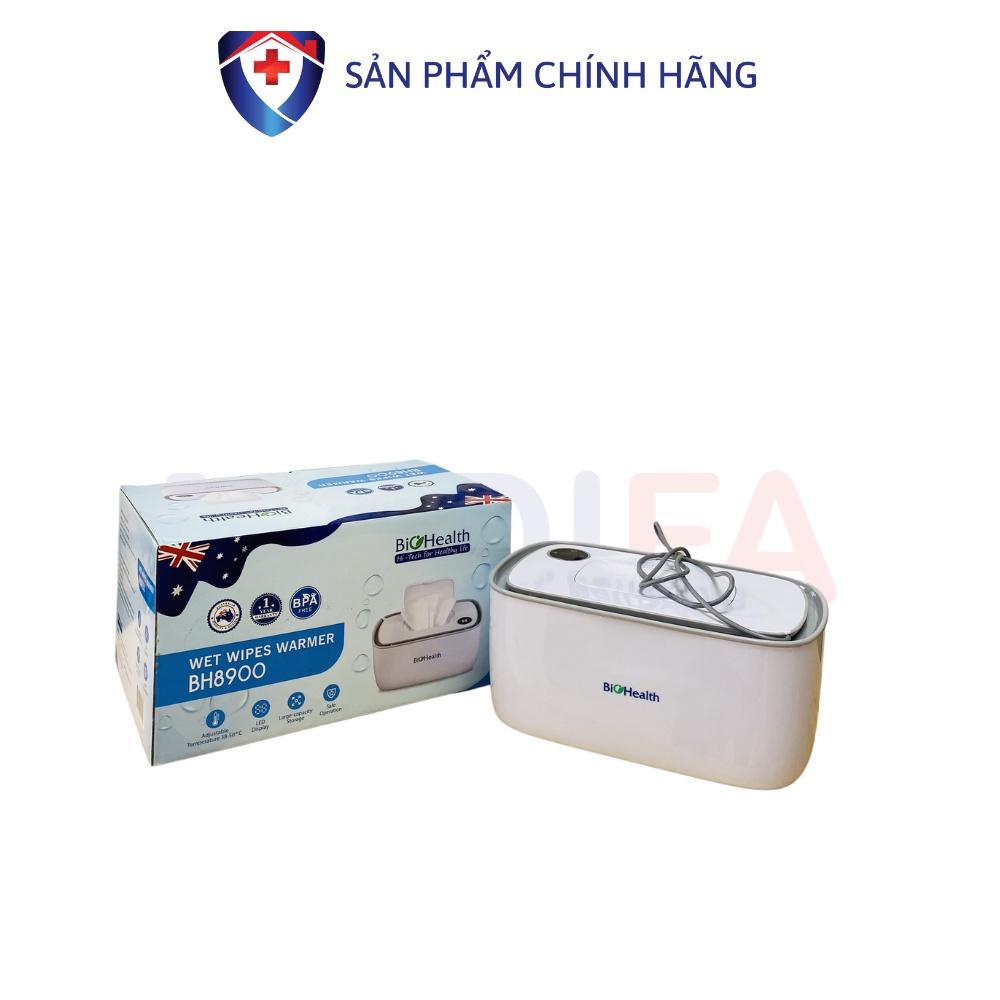 Máy làm ấm khăn ướt BioHealth BH8900 công nghệ làm nóng 3 chiều giúp khăn ấm đồng đều, nhiệt độ tùy chỉnh đến 50 độ C