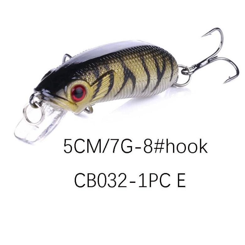 MỒI LURE 3D Dài 5cm nặng 7gr