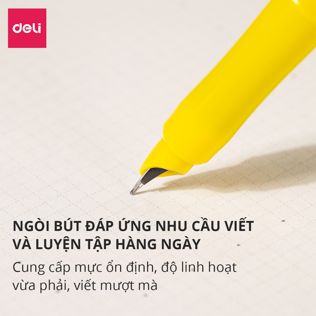 Bút máy bút mực học sinh ngòi kim tinh luyện chữ đẹp tập viết Super Wings Deli - Thiết kế mẫu mã đa dạng, ngòi bút chất lượng cao, màu sắc bắt mắt kèm hộp đựng - CQ894