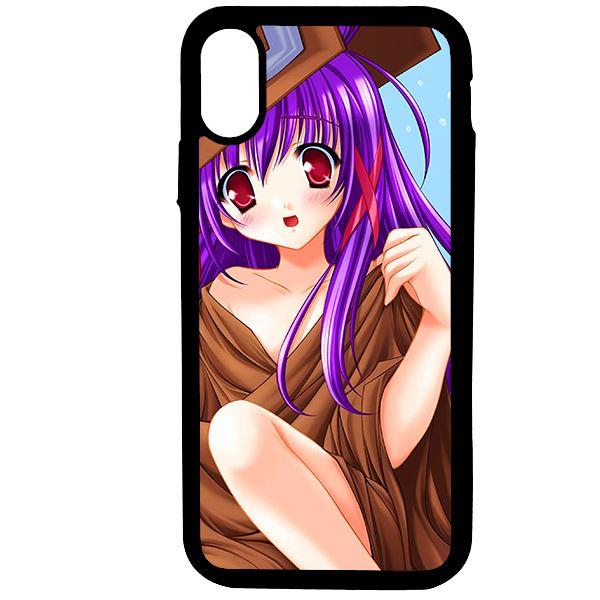 Ốp lưng dành cho điện thoại Iphone Xs Max Anime Cô Gái Tóc Tím