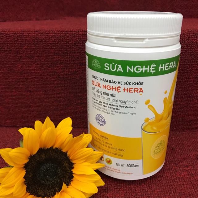 SỮA NGHỆ HERA HỘP 500GR THAY THẾ TINH BỘT NGHỆ