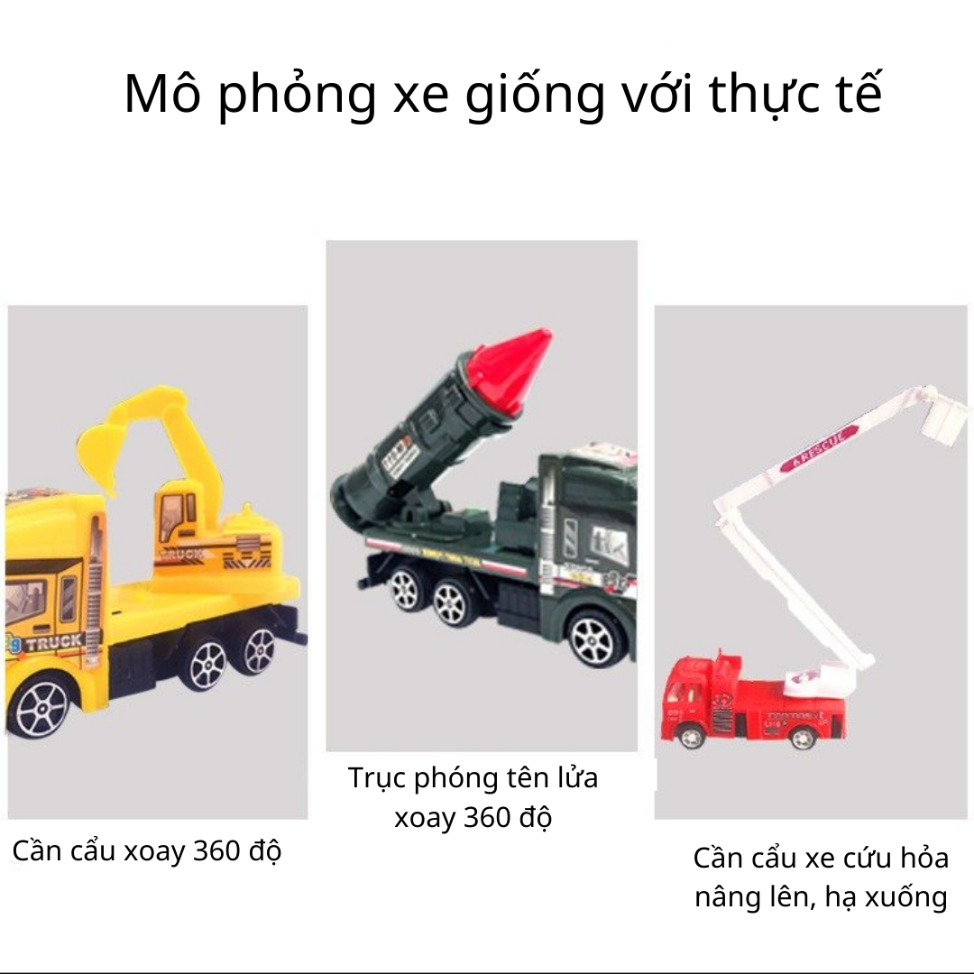 Đồ chơi xếp hình mô hình phương tiện giao thông quân đội, máy bay, xe lửa EASYTOYS