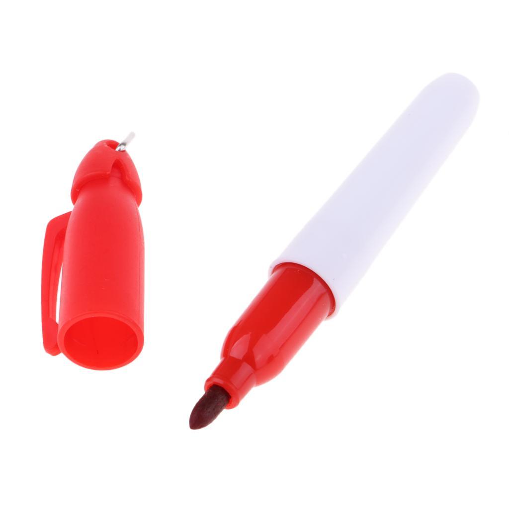 2x Mini Golf Marker Pen Golf Alignment Drawing Tool Training Accessories Red