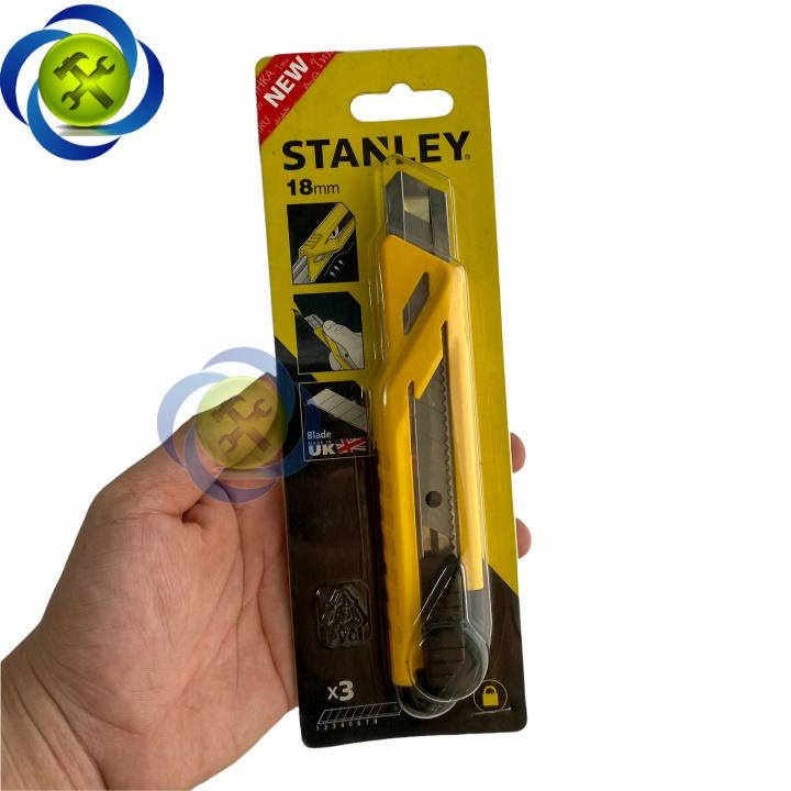 Dao rọc giấy Stanley STHT10265-8 cán vàng