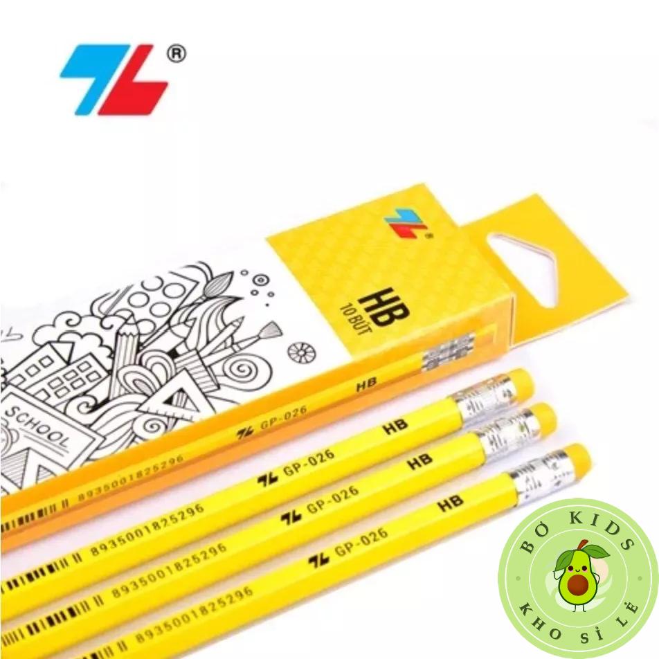 Bút chì gỗ Thiên Long HB GP-026 HỘP 10 CÂY hàng có kiểm tra chất lượng và an toàn