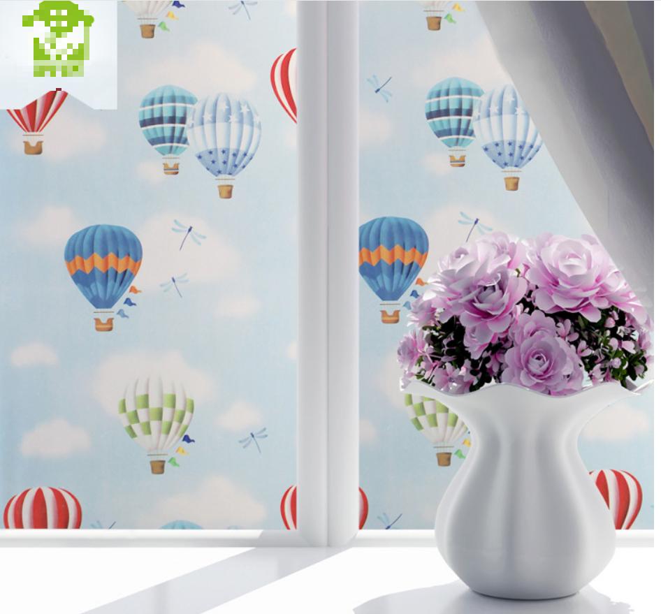 Cuộn 5m x 60cm Decal dán kính mờ PVC (có sẵn keo dán) - KINH KHÍ CẦU PK03