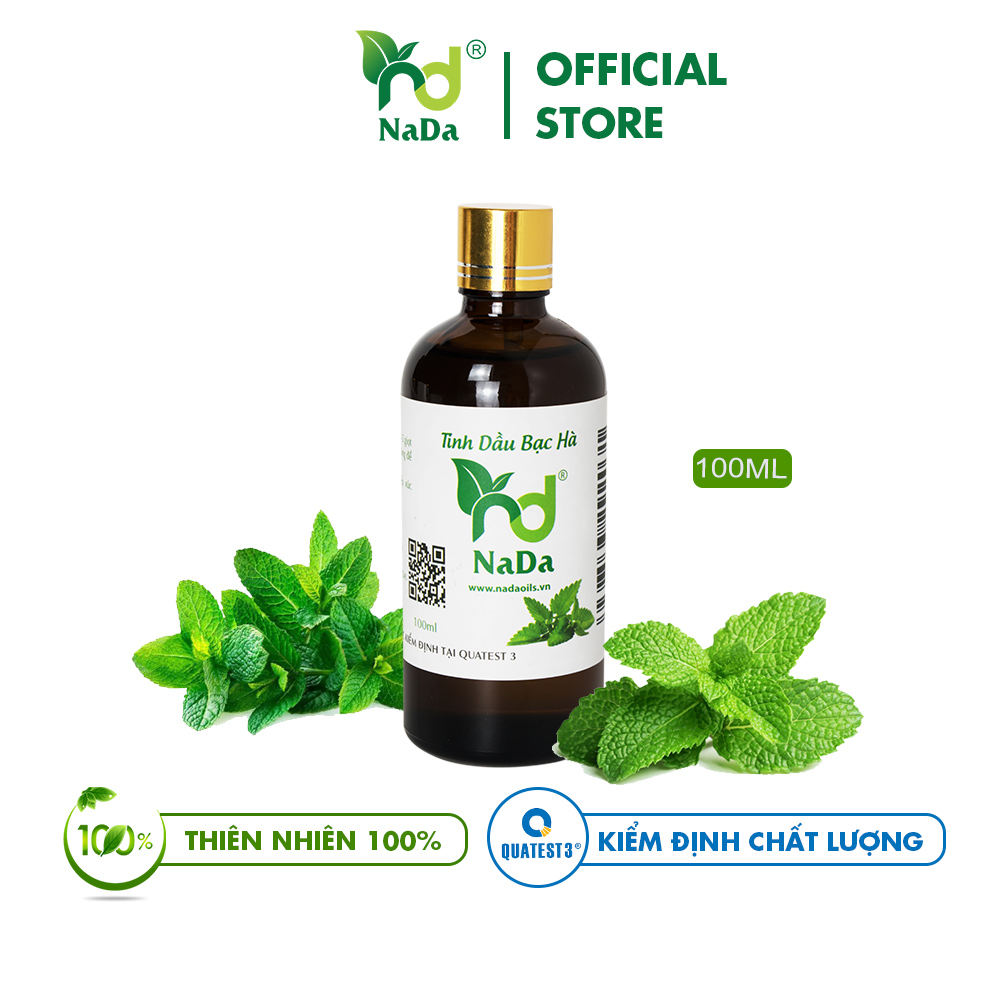 Tinh dầu nguyên chất bạc hà Nada