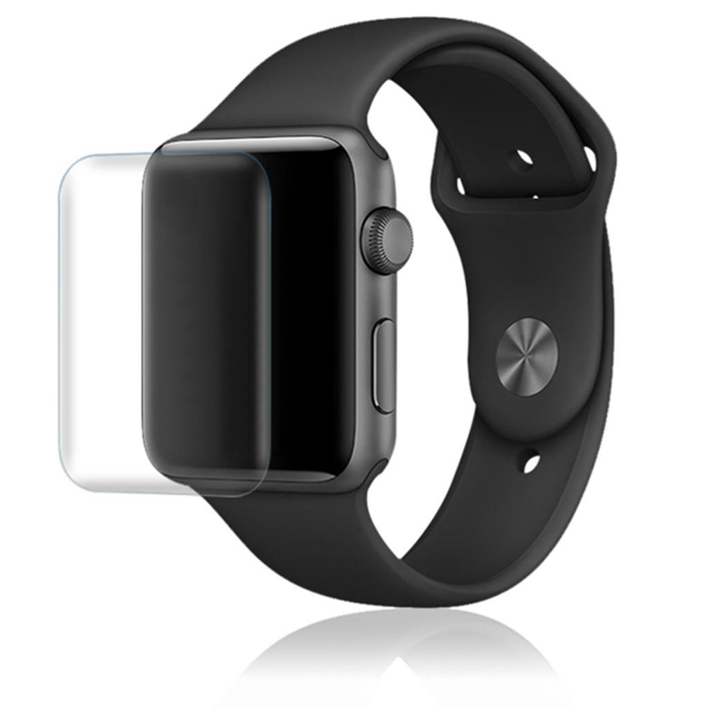 Full Coverage Tempered Glass Watch Screen Protective Film for iWatch