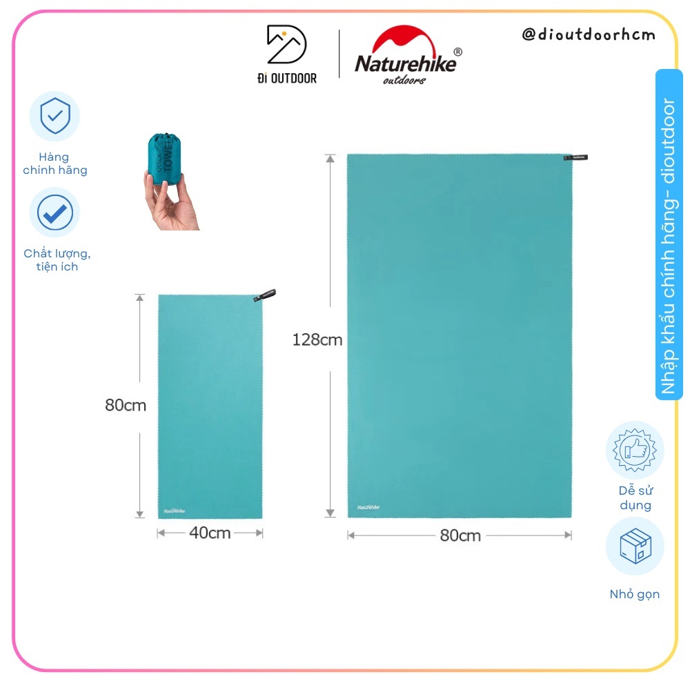 Khăn Tắm Thể Thao Nhanh Khô Naturehike NH19Y001-J MJ01 &amp; MJ02 Khăn Tắm Nhỏ Gọn