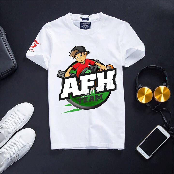 Áo Free Frie cotton màu trắng cổ tròn cực hot - Team AF