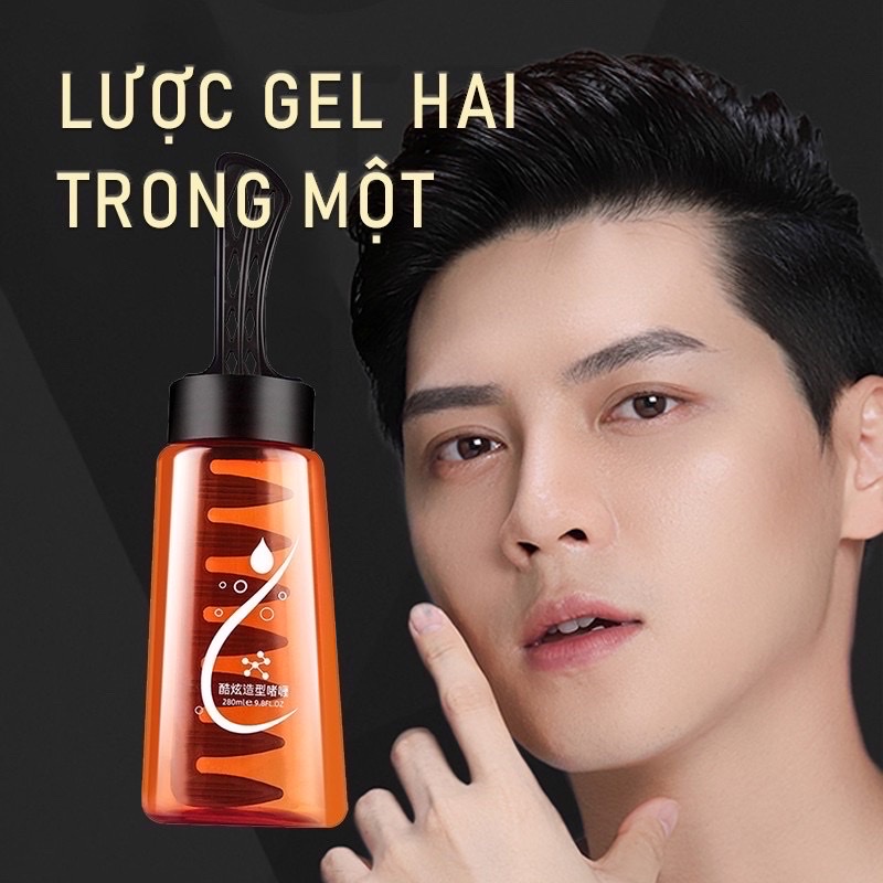 Lược Vuốt Tóc Nam 2 Trong 1 – Dụng Cụ Tạo Kiểu Tóc 260ml