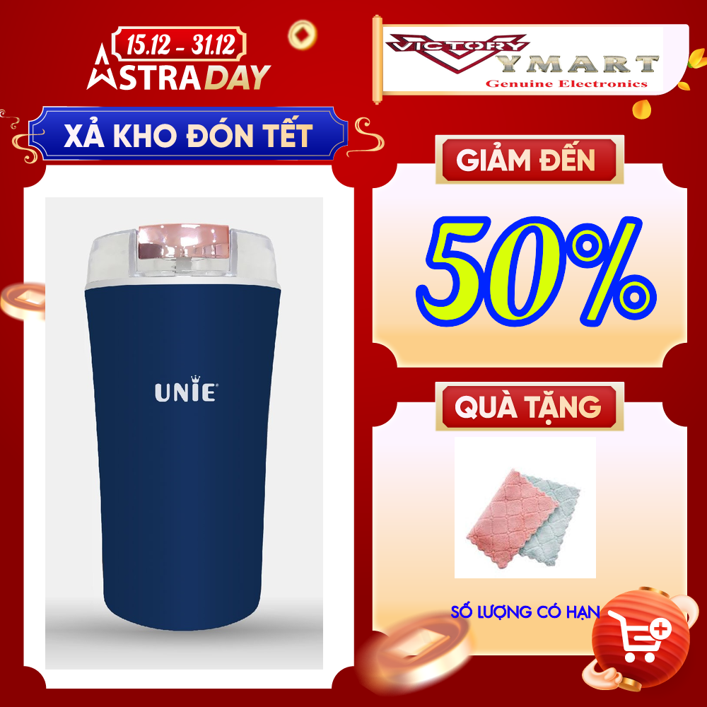 Máy xay Mini Unie UMB01,thiết kế nhỏ gọn,dễ thao tác,xay nhuyễn mọi thực phẩm, hàng chính hãng UNIE