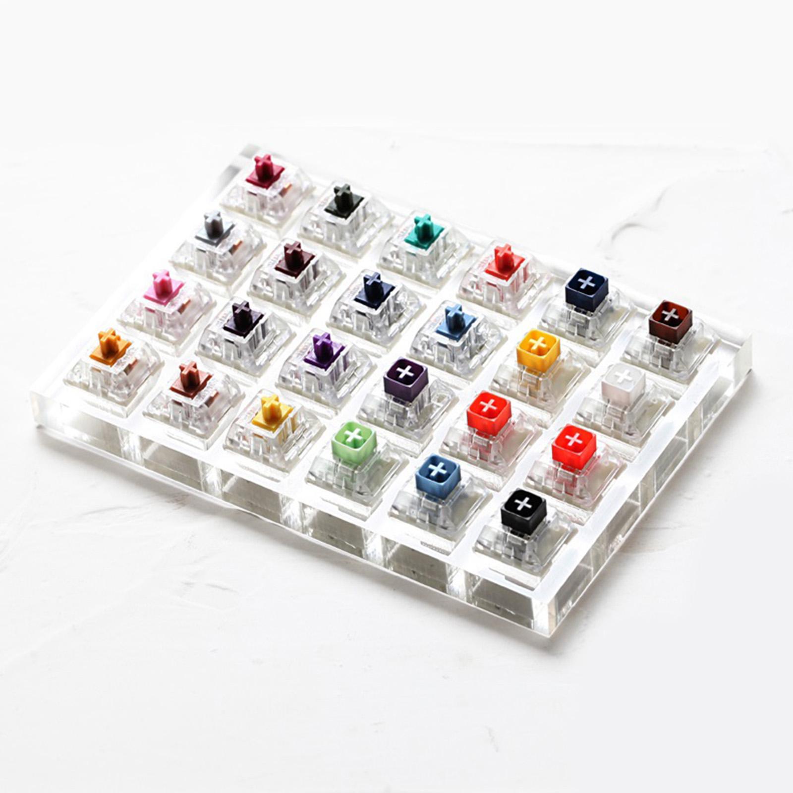 Acrylic Pro 24 Switch Switches Switch Sampler for Mechanical Keyboard