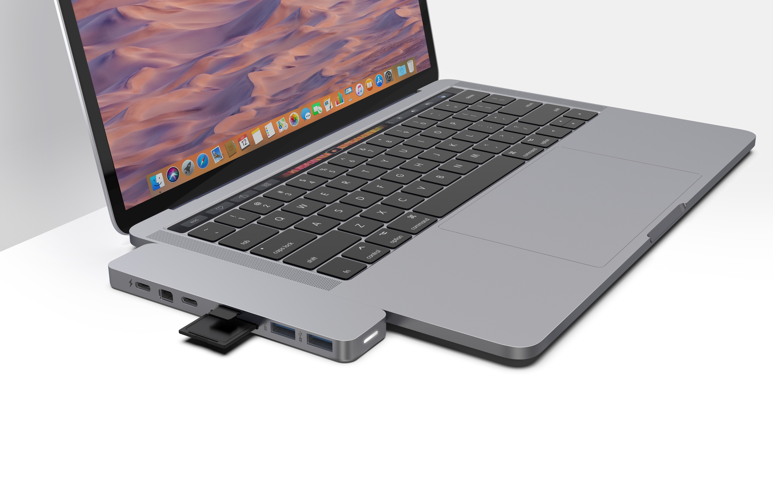 CỔNG CHUYỂN HYPERDRIVE PRO 8-IN-2 HUB FOR USB-C MACBOOK PRO/AIR - Hàng Chính Hãng - GN28D Gray