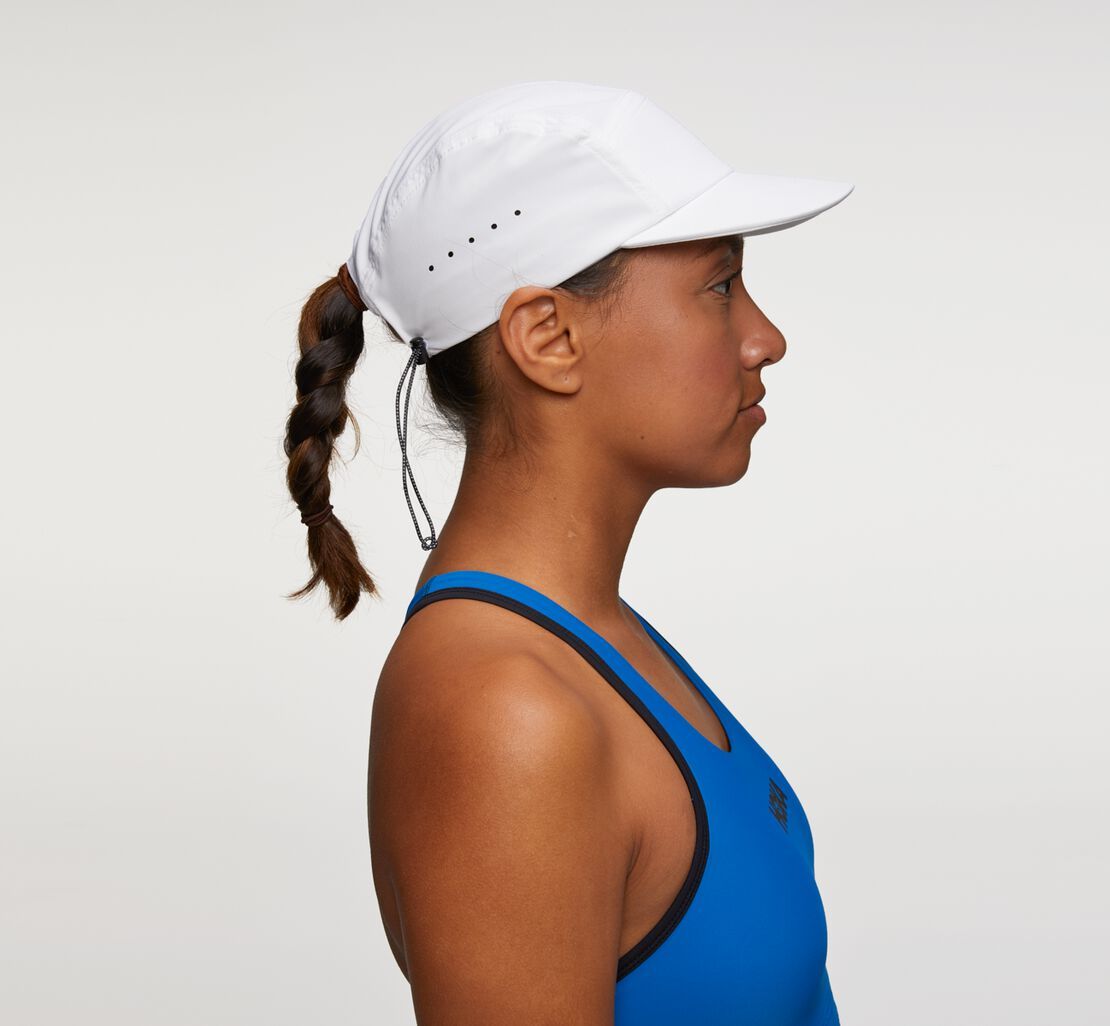 Mũ Chạy Bộ Hoka Performance Hat - White