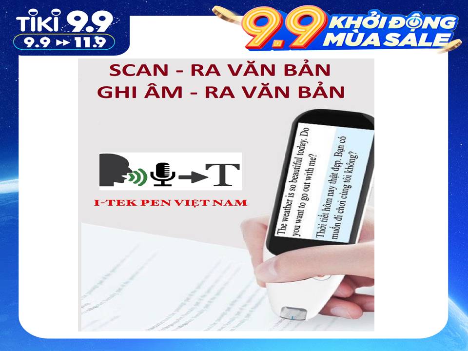 Bút Phiên Dịch Thông Minh Chính Hãng I - TEK PEN BẢN NÂNG CẤP 2022 ( Đọc Ra văn bản, Ghi Âm Ra Văn Bản, Scan Ra bản Văn Bản , Phiên Dịch Giao Tiếp 2 Chiều: Nghe - Nói )