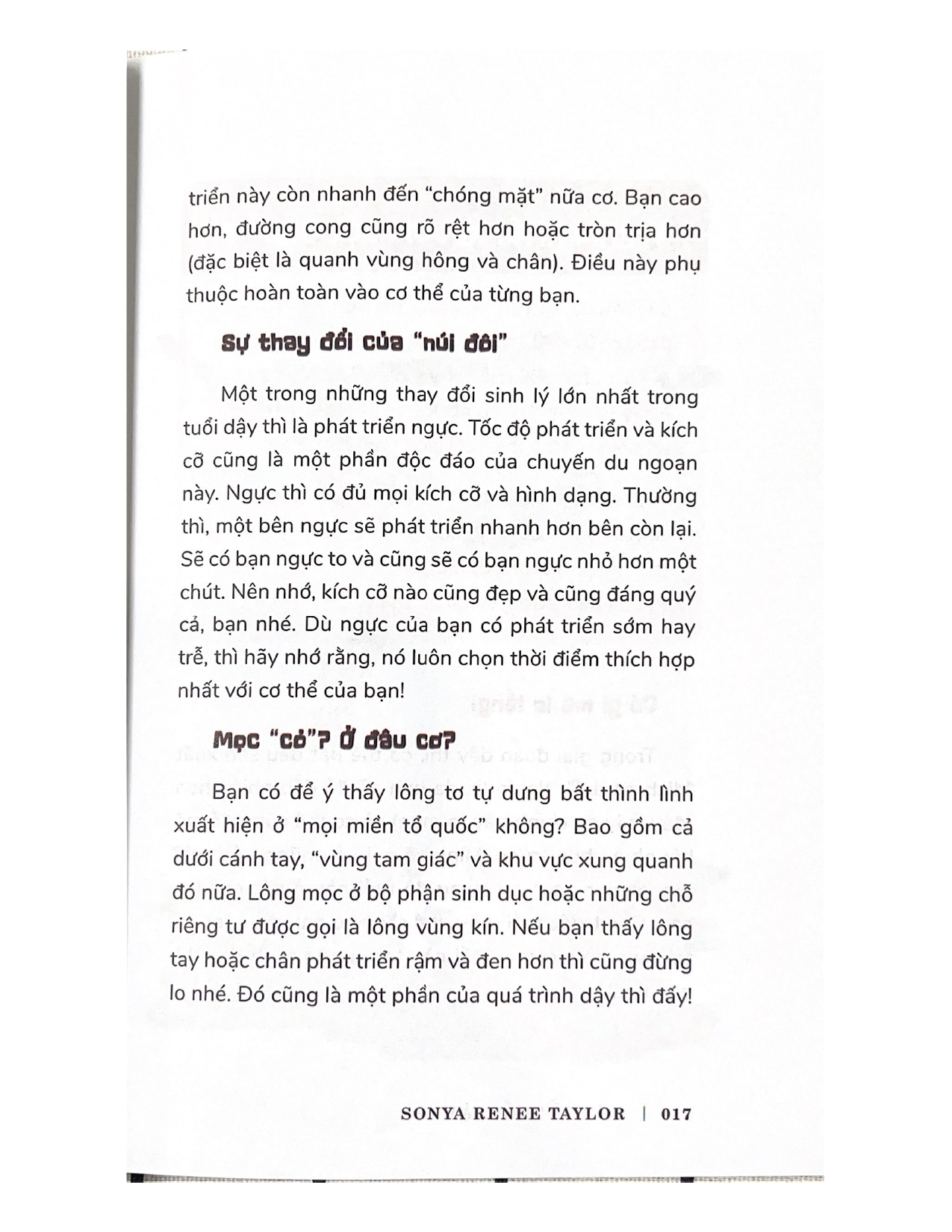 Cơ Thể Tuổi Dậy Thì