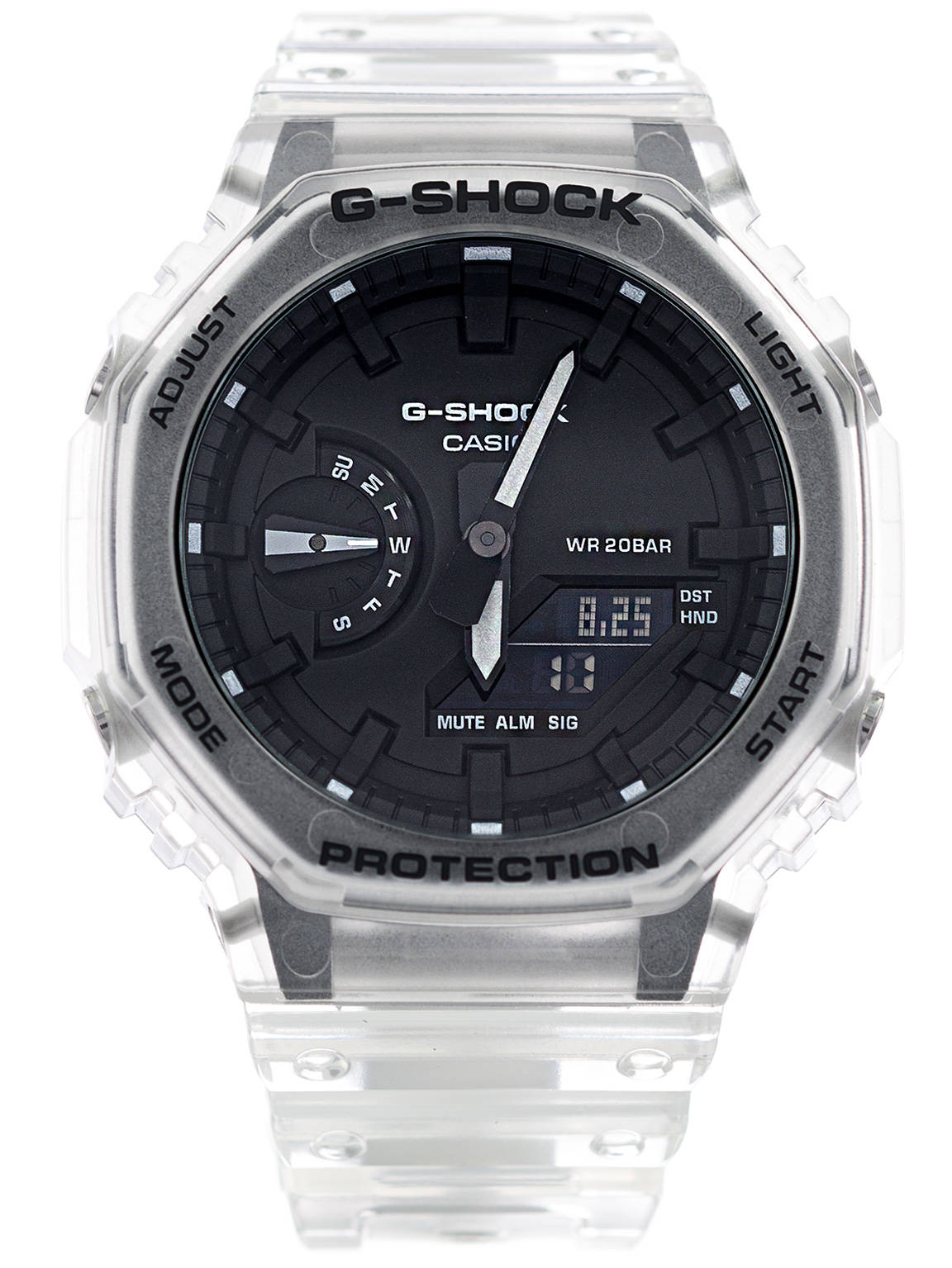 Đồng hồ nam dây nhựa Casio G-Shock chính hãng GA-2100SKE-7ADR (45mm)