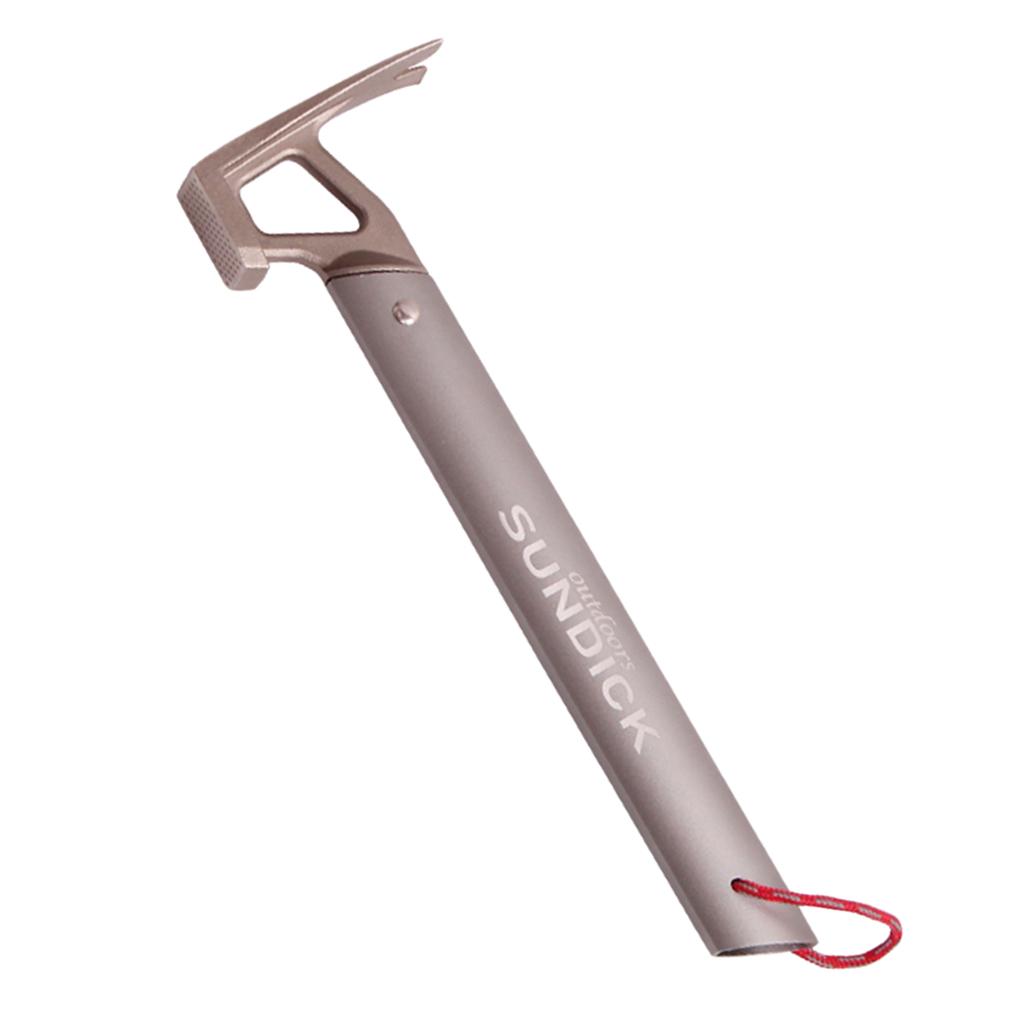 Cắm Trại Ngoài Trời đi Bộ đường Dài Lều Búa Stake Tẩy Móng Tay Kéo