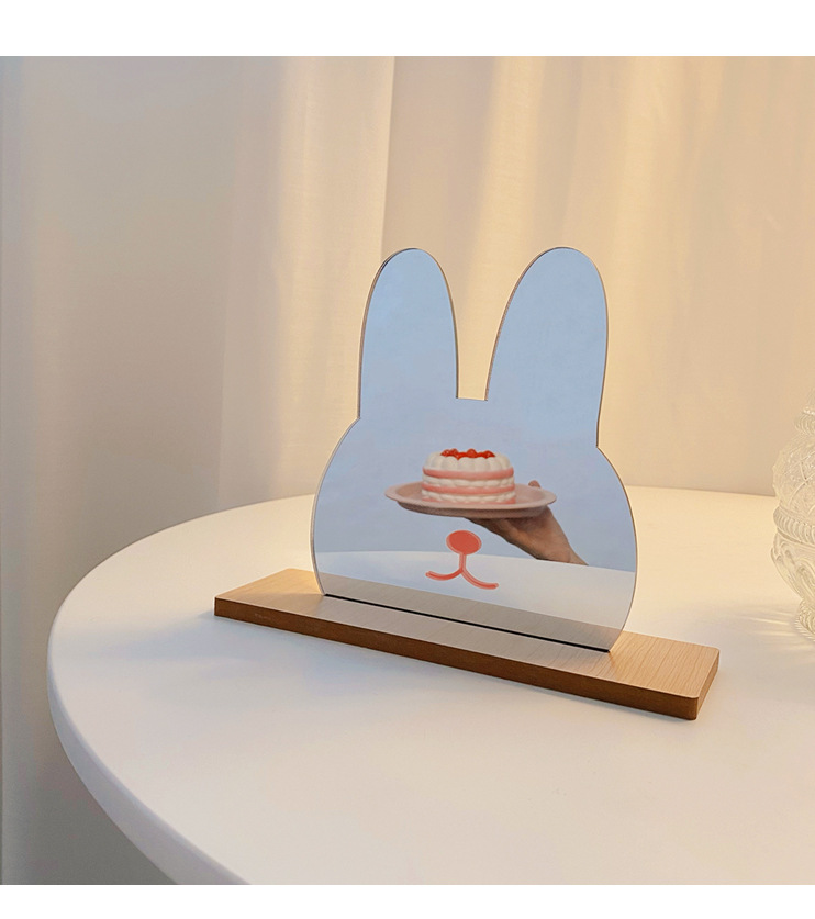 Gương Đế Gỗ 2 Mặt Nhiều Hình Xinh Xắn Decor Phòng Ngủ, Nhà Cửa