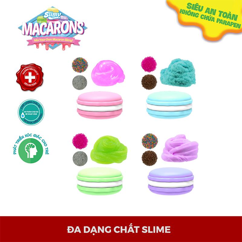 Đồ Chơi SLIMY  Bánh Macaron Ngọt Ngào Nhiều Màu Đáng Yêu 33810