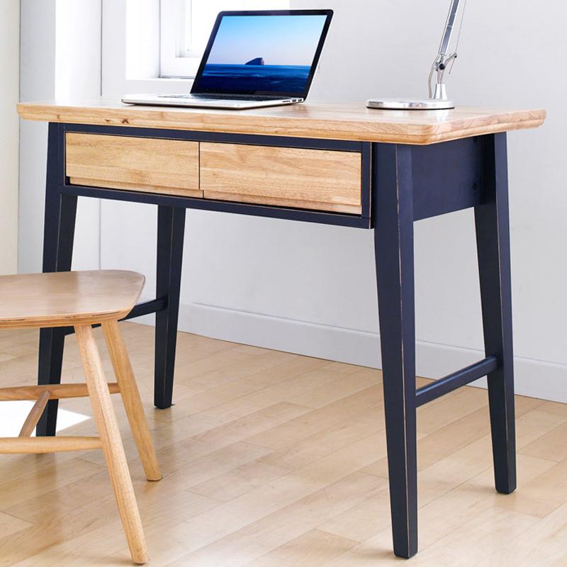 Bàn Làm Việc Nhỏ NB-Blue Gỗ Tự Nhiên Ibie OTDSNBBR - Xanh