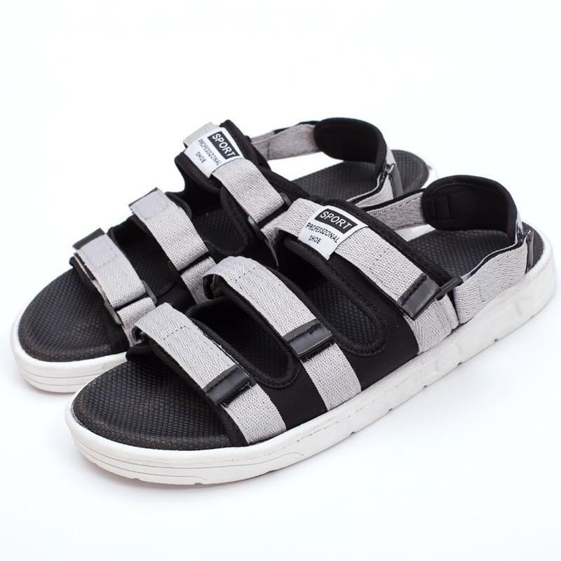 Dép sandal ️FREESHIP️ giày sandal Ulzang 3 Quai Ngang kiểu dáng thể thao Hàn Quốc dành cho cặp đôi nam nữ