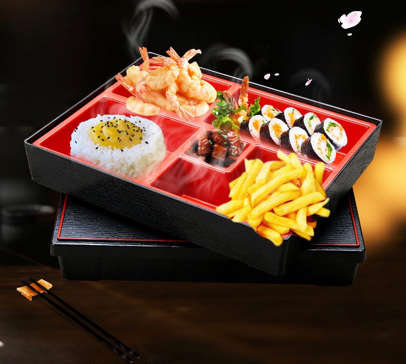 Hộp Cơm Bento Nhựa Cao Cấp 5 Ngăn