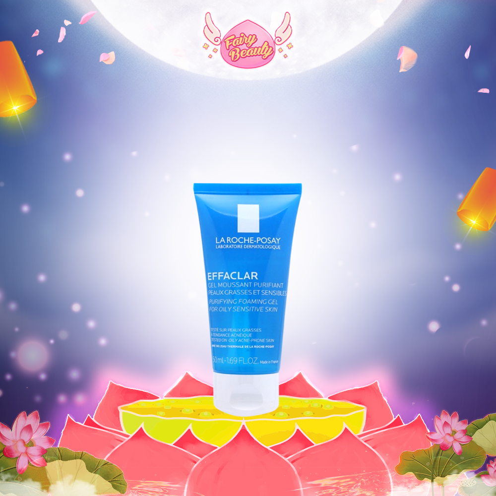 Gel Rửa Mặt Tạo Bọt Ngăn Ngừa Mụn & Kiểm Soát Dầu Tối Ưu Effaclar Purifying Foaming Gel 400/200/50/15ml