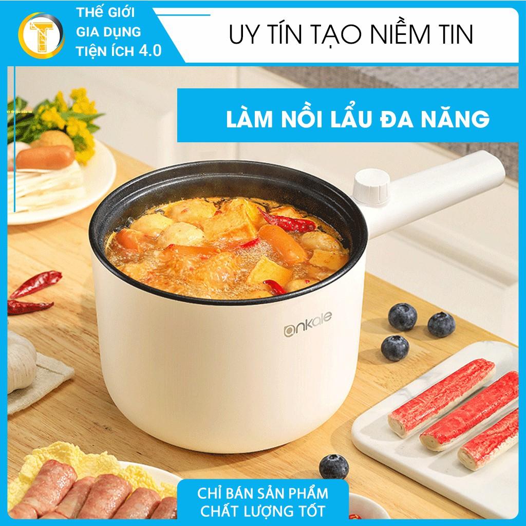 Nồi Lẩu Điện Mini Đa Năng Mới Nhất Có Thể Lẩu, Nướng, Chiên, Xào Thiết Kế Sang Trọng